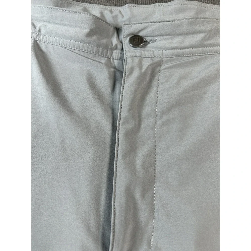 FootJoy Shorts Mens 36 Gray Golf Performance Lightweight Stretch Casual Flat Fro